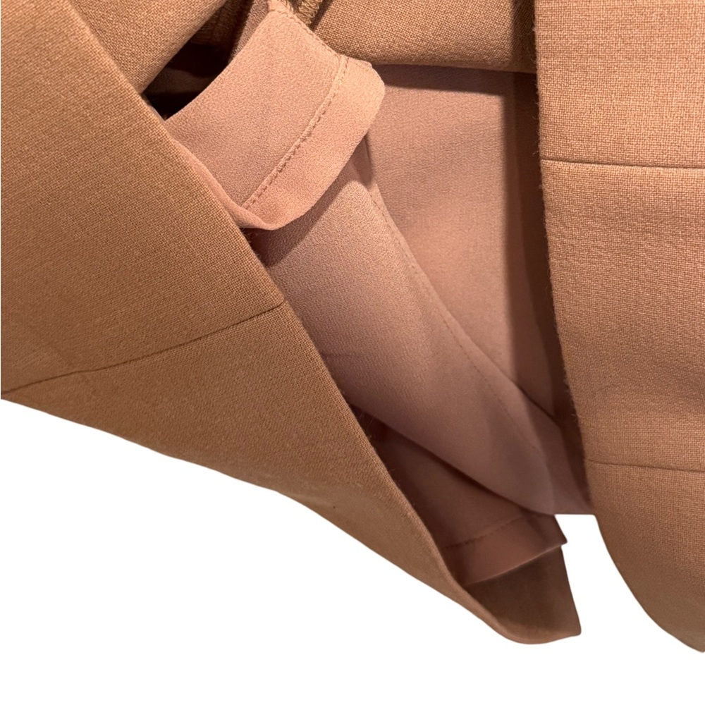 Tory Burch NWT Size 10 Classic Tan Sleeveless Square Neckline Wool Dress (0569) - Picture 6 of 16